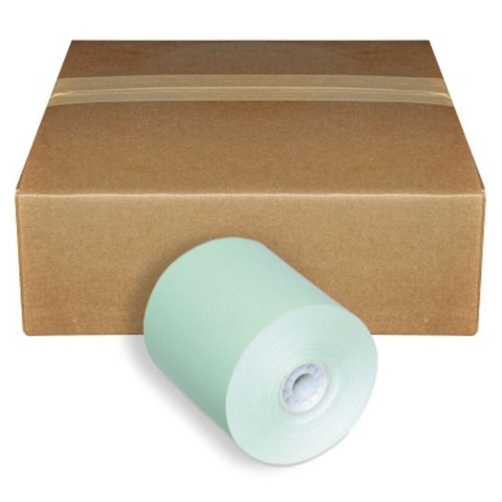 3" x 230" THERMAL POS RECEIPT PRINTER ROLL PAPER GREEN, 20 Rolls , Open Box